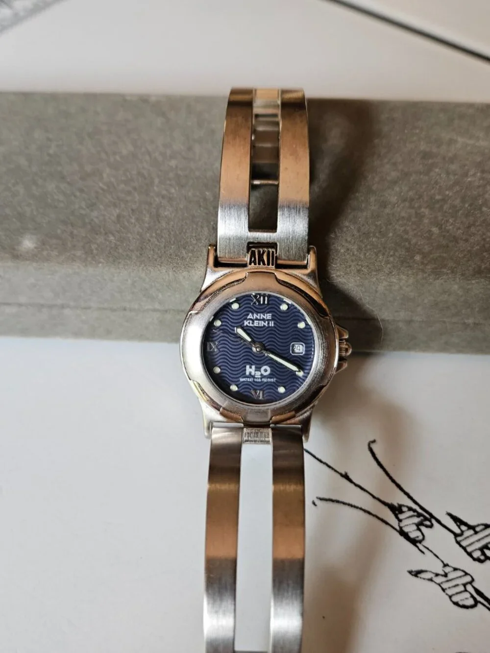 Anne Klein H2O Women's Quartz Watch Date Indicator Water Resistant to 165ft